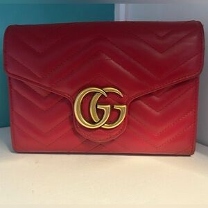 Red gucci bag